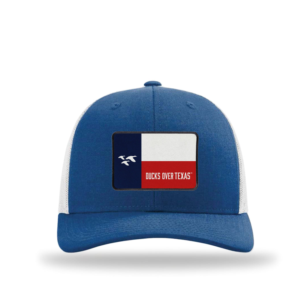 Texas Flag Hat - Heather Royal Blue